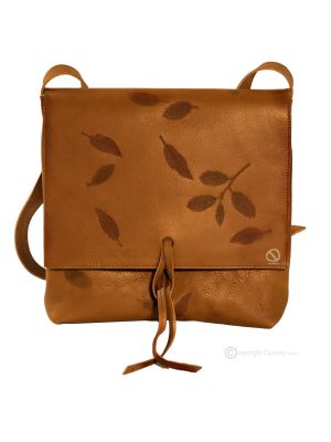 DAFNELEI Sac bandoulière pour femme en cuir véritable fabriqué à la main