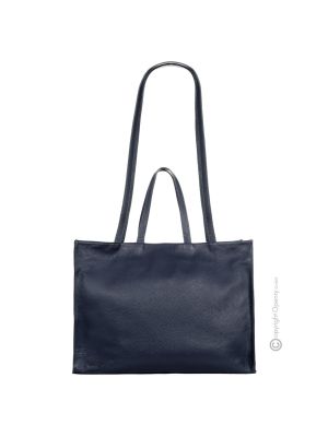 Sac bandoulière femme JIULIE Shopper cabas en véritable cuir artisanal 