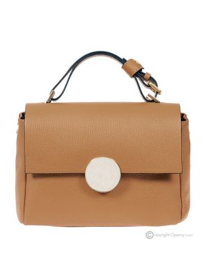 Sac main et bandoulière femme CARRIEMINI, cuir véritable artisanal