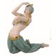 DANSEUSE ORIENTALE Figurine en porcelaine Capodimonte faite à la main Made in Italy