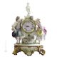 Horloge de table en porcelaine LA FONTANA Capodimonte, artisanat Made in Italy