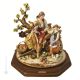 UNE JOURNÉE À LA FERME Figurine en porcelaine de Capodimonte faite à la main Made in Italy