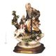 CHASSEUR Statue figurine Capodimonte porcelaine faite à la main Made in Italy