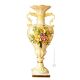 VASE en céramique artistique de style baroque avec détails en or 24 carats Fabriqué en Italie