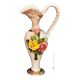 VASE en céramique artistique de style baroque avec détails en or 24 carats Fabriqué en Italie