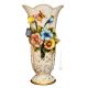 VASE en céramique artistique de style baroque avec détails en or 24 carats Fabriqué en Italie