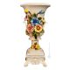 VASE en céramique artistique de style baroque avec détails en or 24 carats Fabriqué en Italie