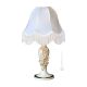 Lampe de table artistique en céramique de style baroque, détail en or 24 carats, fabriquée en Italie