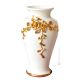 VASE FASCINANT en céramique artistique de style baroque avec détails en or 24 carats Fabriqué en Italie