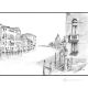 GRAND CANAL - VENISE Dessin au crayon sur carton moderne Made in Italy 