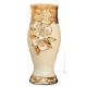 VASE en céramique artistique de style baroque avec détails en or 24 carats Fabriqué en Italie