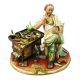 SHOEMAKER Statue Statue Capodimonte Porcelaine Faite à la Main Fabriqué en Italie