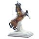 Statue de cheval Statue Capodimonte Figurine en porcelaine faite à la main fabriquée en Italie